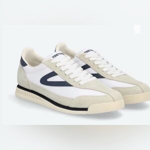 Tretorn Rawlins Retro Sneakers Blue & Grey Casual Shoes Women's Size 9